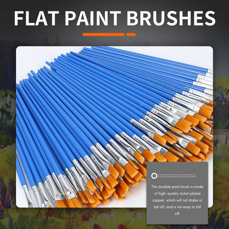 200 Pcs Plastic Paint Brushes Set Kids Paint Brushes Bulk Mini Paint  Brushes Watercolor Paint Brushes Paint Brushes for Kids Party Art Supplies