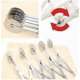 thumbnail image 5 of 2024,5 Wheel Pastry Slicer, Stainless Steel Telescopic Pizza Slicer, Multi Wheel Cutter, Dough Divid, 5 of 5