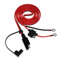 thumbnail image 2 of Cable De Enchufe Sae De 140 Cm/55,02 Pulgadas, Cable De Conexión De Terminal Ot De Alto Rendimiento, Puerto De Pared Lateral Resistente Al Agua, Cable Diy Para Motocicleta, Panel Solar, Batería De Advancent VI003202-00, 2 of 6