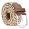 thumbnail image 2 of Elastic Fabric Braided Belt with 1 3/8" Width, Stretch Elastic Casual Woven Sport Golf Braided Belts, 2 of 6