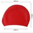 thumbnail image 5 of D-GROEE Silicone Swim Cap,Comfortable Bathing Cap Ideal for Curly Short Medium Long Hair, Swimming Cap for Women and Men, Shower Caps Keep Hairstyle Unchanged, 5 of 5