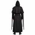 thumbnail image 3 of Adult Halloween Priest Robe Costume, Medieval Monk Inspired Cosplay Outfit For Costume Parties, Stage Performances, Theater Events, Photo Sessions, Role Play, Festivals And Themed Dress Up, 3 of 6