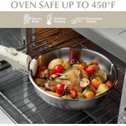 Koch Systeme CS Stainless Steel Cookware Set 7pcs with Detachable Handle
