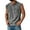 Gray#68, variant on Evdexr Sleeveless Distressed Washed Tank Tops Men Henley Muscle V Neck Tee Shirts Chest Pocket Vintage Running Polo Shirts Denim Loose Fit Tops Clothes Brown 2XL
