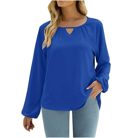 2025 New Fashion Plus Size Plus Size Tops For Women Summer Sexy V-Neck Blouse Casual Loose Long Sleeve Blouse