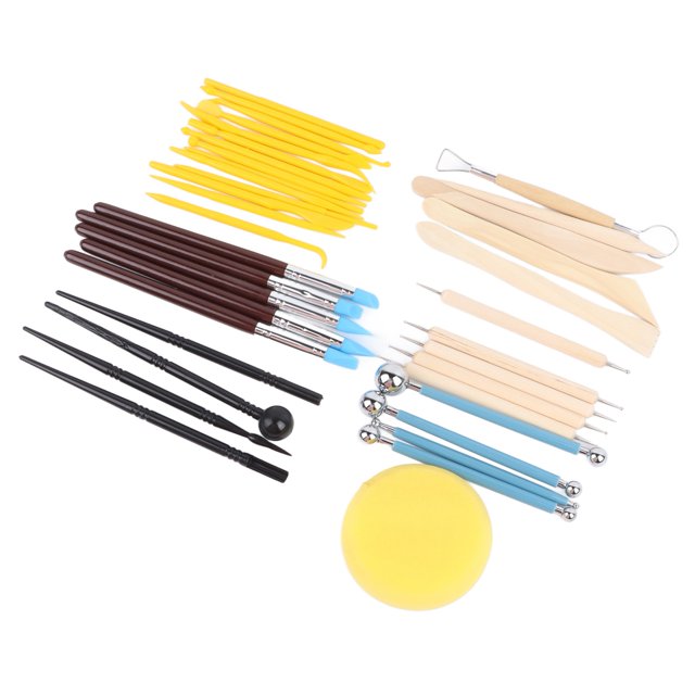 Clay Sculpting Tool Kit, Pottery Tools Kit Widely Used 38pcs For Shaping For Carving For Kids
