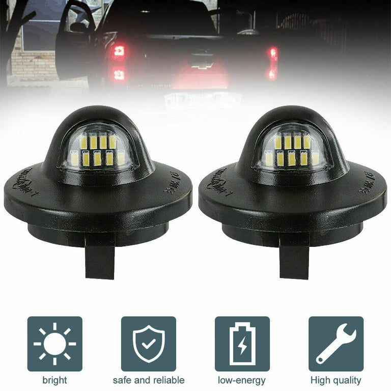 2pcs LED License Plate Light Lamp For Ford F-150 Pickup Truck F250