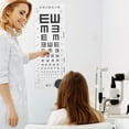 Tersarium Eye Chart Standard Visual Testing Chart with Height Measure