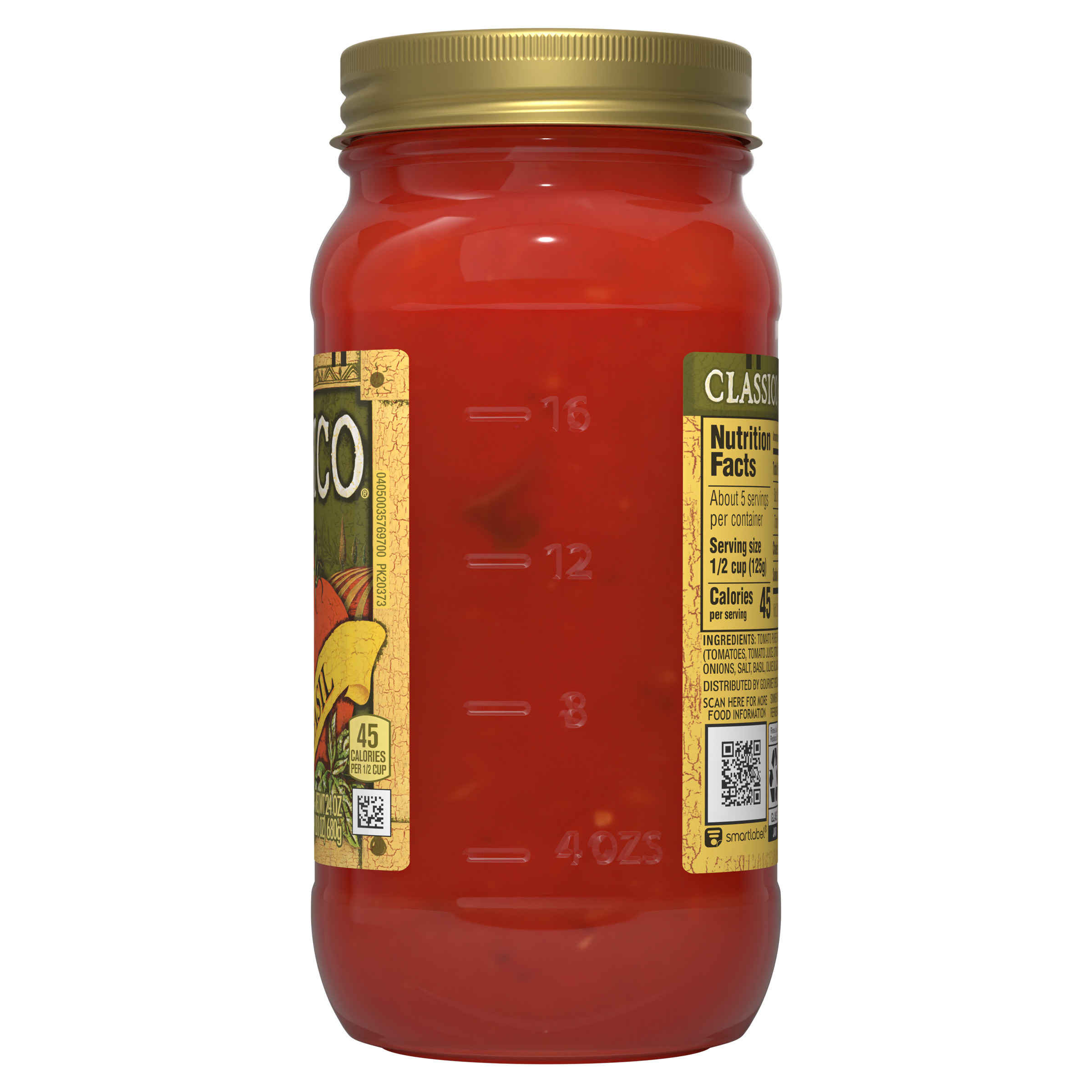 Classico Tomato & Basil Spaghetti Pasta Sauce, 24 oz. Jar - image 12 of 18