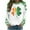 St Patricks Day Sweatshirt Women-A35 Green, variant on Mifsaly Women St Patricks Sweatshirt Shamrock Graphic Loose Tunic Shirt Crewneck Long Sleeve Blouse Funny Festival Casual Pullover Tops Travel Going Out Party Spring T-Shirts Outfits XXL