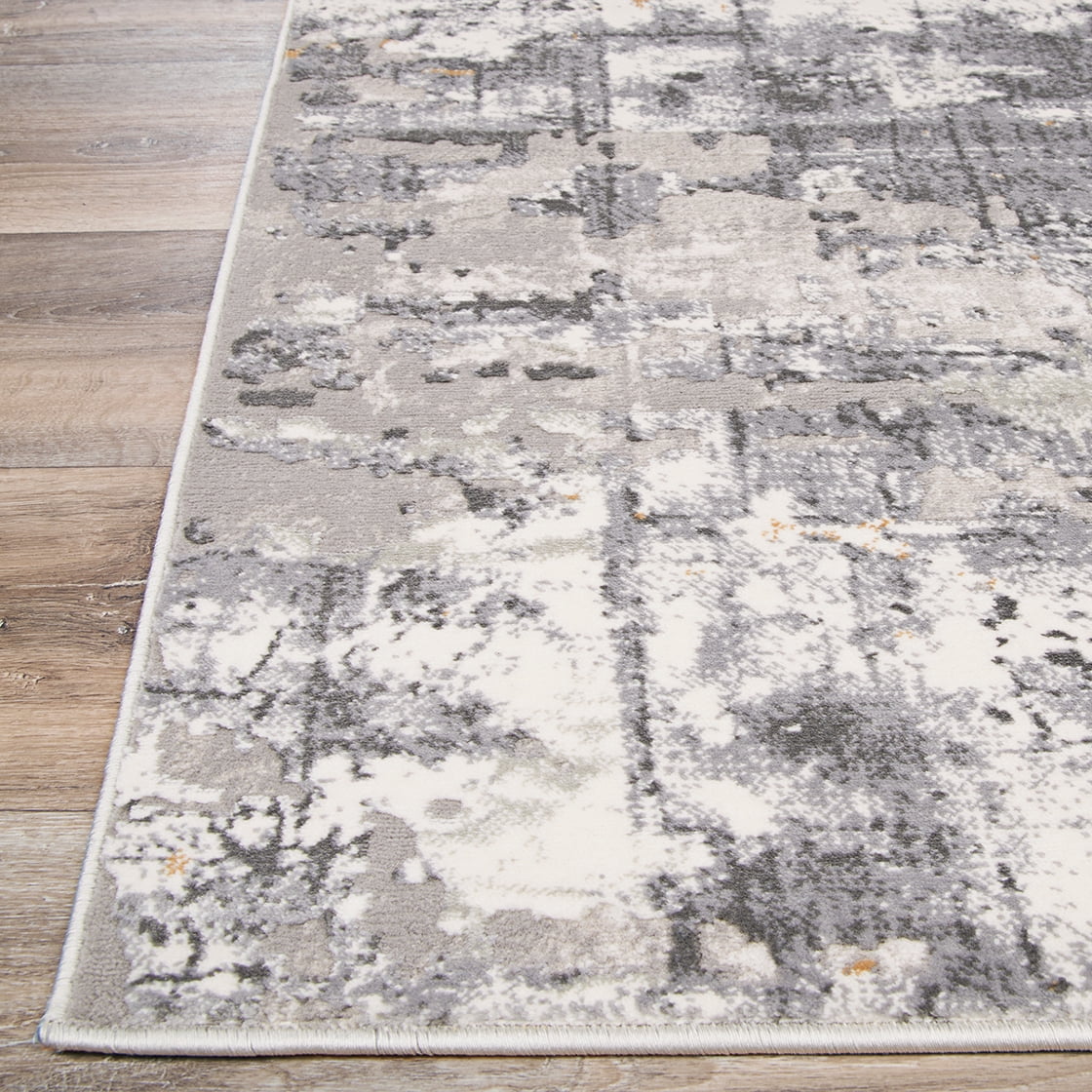 Couristan Lampas - Silver/Cream 2'7"X7'10", Area Rug