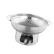 thumbnail image 4 of Olla caliente con alcohol para cocinar en casa, calentador de alimentos para catering, miniolla para acampar , Plateado, 21.2 X 12.7 Cm 212 x 127 cm, 4 of 9