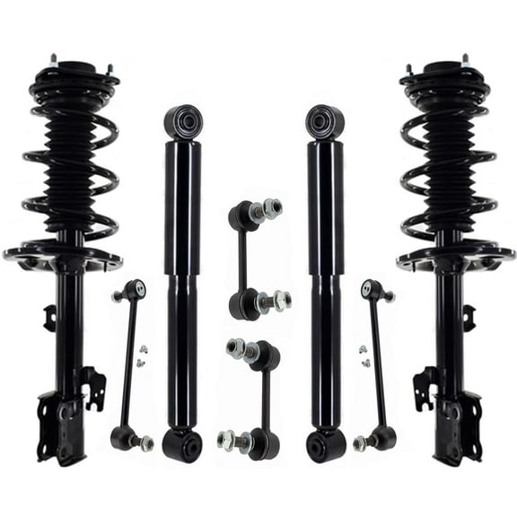 Front Complete Strut Rear Shocks & Sway Bar Links For Lexus RX350 2016-2020