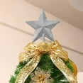 thumbnail image 4 of D-GROEE 15cm Glittered Christmas Star Tree Topper Decorative Treetop Shatterproof Star for Christmas Tree Crown Xmas Holiday Home Party Wedding Ornament Decoration 3PCS, 4 of 8