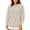 Khaki&12#0902P, variant on Leopard Print Sweatshirt Fleece Lined Oversized Crew Neck Sweatshirt Women Long Sleeve Y2k Fall Outfits Winter Warm Fluffy Thermal Womens Pullover Tops Royal Blue M