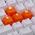 thumbnail image 3 of RYRDWP Clavier Orange 9 Touches Rétroéclairées Translucides, 3 of 6
