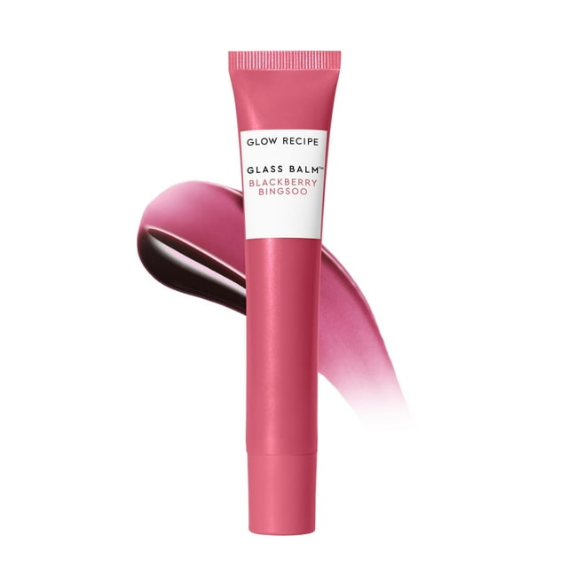Bálsamo labial Glow Recipe, bálsamo de vidrio, 15 ml, tinte de bayas transparentes