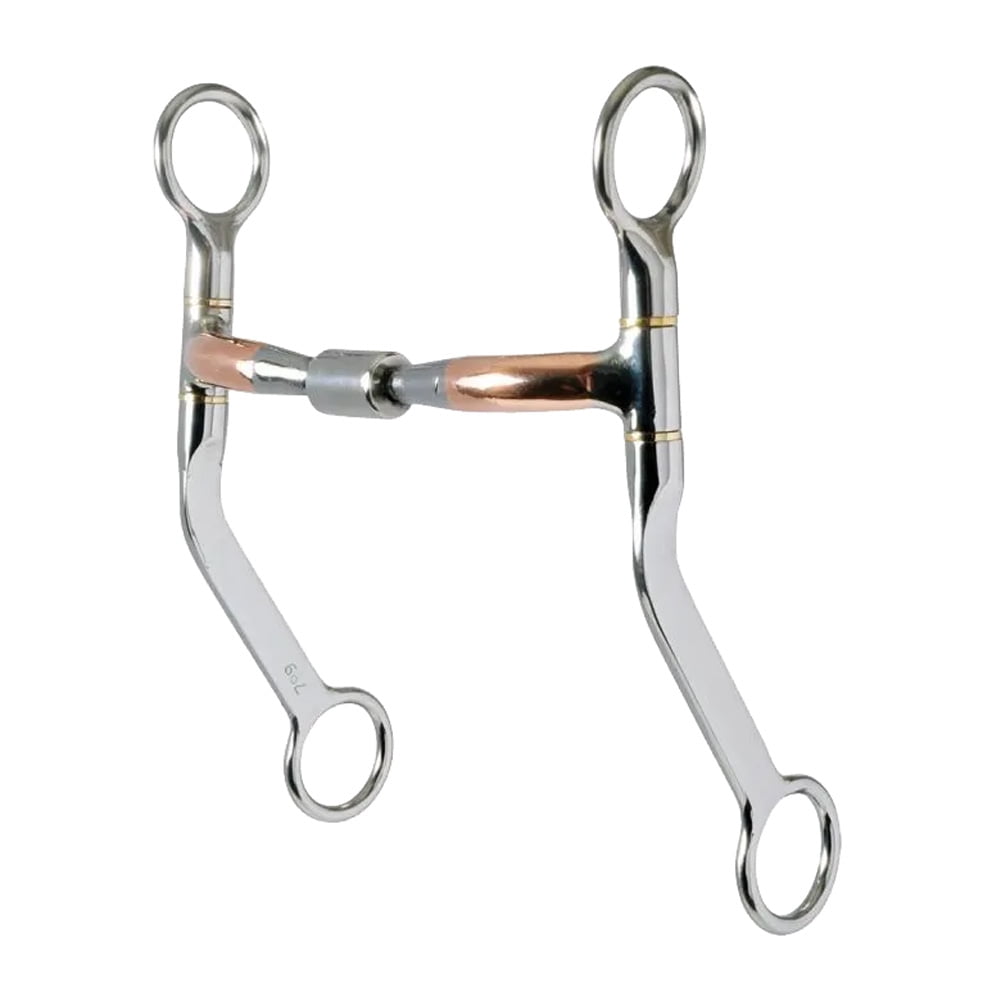 Jr Vache Cheval Gag Bit Coulissant 14 cm Fer Doux Trois Pièces Os Chien Tige Courte