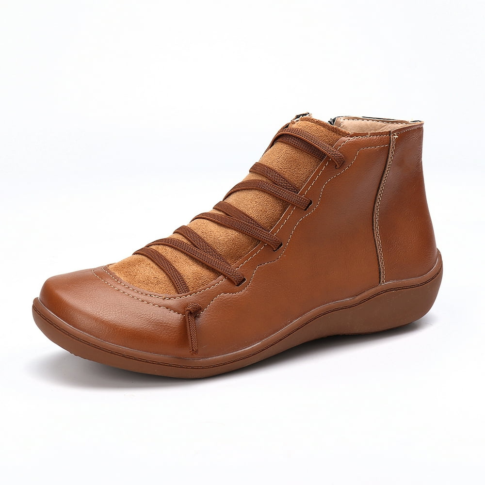 low heel boots with arch support