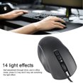 thumbnail image 3 of Ratón De Computadora, Ratón Con Cable De Agarre Cómodo 10 Botones 14 Efectos De Luz Para Dormitorio Para Oficina, 3 of 7