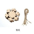 thumbnail image 6 of 100PCS Wooden Ornaments – Mini Wooden Decorations with Hanging Cords, 6 of 8