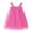 Hot Pink, variant on CPNG Girls Tulle Vest Dress Solid Color Sleeveless Square Neck Dress Temperament Cute Elegant Casual Puffy Skirt Dress(Pink,3-4 Years)