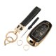 thumbnail image 1 of Kit de funda para llave compatible con Sonata Tucson 2020-2022, 5 botones, borde dorado, moderno, suave, TPU, negro, remoto, sin llave, llave inteligente, funda protectora con llavero, 1 of 1