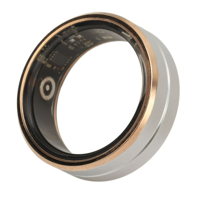 Smart Ring Health Tracker, Podómetro de Monitoreo de Datos de Sueño, Anillo Inteligente de Fitness Con Estuche de Carga, IP68 A Prueba de Agua, Duració de Batería de 7 Días,
