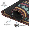 thumbnail image 3 of Classic Boho Pattern Non-Slip Game Room Mat 31.5 Inch Square Rubber Mahjong Playing Surface with Noise Dampening for Card Games and Board Game Nights, 3 of 7