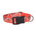 thumbnail image 1 of Paw Waves Orange Dog Collar - Adjusts 6-12 in. - Extra Small, 1 of 1
