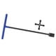 thumbnail image 4 of Llave para medidor de agua perfecl herramienta práctica de plomería acero reforzado 17 pulgadas azul, 4 of 8