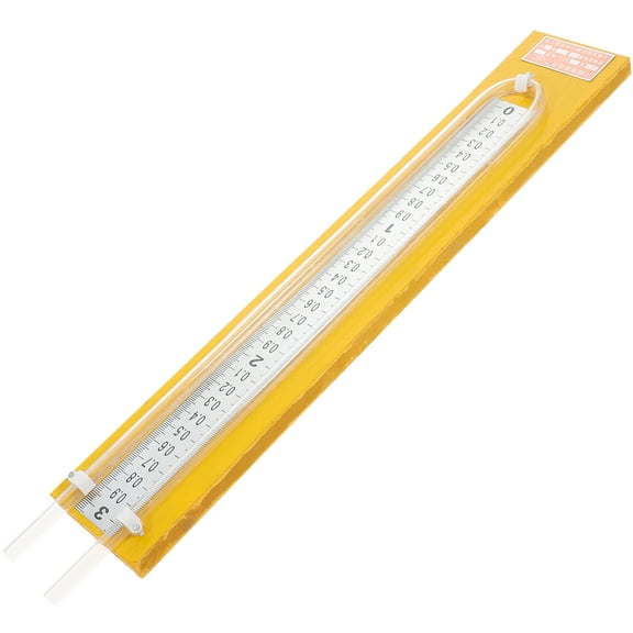 HOMEMAXS 1 Pc Stainless Steel U Shaped Pressure Gauge 0 10KPA Differential Pressure Gauge High Accuracy Pressure Sensor U Tube Manometer