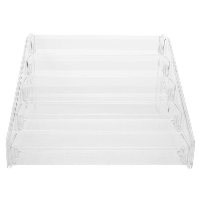 Exhibidor de acrílico transparente de 5 niveles, organizador de mesa para medallas, monedas conmemorativas, figuras de acción y coleccionables.