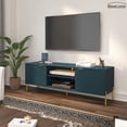 thumbnail image 3 of Boyel Living TV Stand, 59" TV Console Cabinet with Storage Cabinets, Modern Entertainment Center for Living Room(Green), 3 of 8