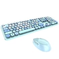 thumbnail image 1 of Teclado de juego USB inalámbrico Color mezclado tecla redonda Panel de plástico teclado de teléfono móvil tapa de llave desmontable teclado Juegos de teclado y mouse para computadora No. 4, 1 of 6