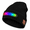 Colorful Light Bluetooth Hat - Black, variant on LED Light Up Bluetooth Beanie Hat, Rechargeable Glow Music Beanie for Outdoor Fitness, Night Running, Party & Festival Wear, Acrylic Warm Knit Wireless Audio Cap