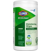 Cloroxsale CLO60605CT 8 x 7 Ecoclean Disinfecting Wipes, White