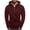 Wine, variant on PuLe Rugby Shirt Men Hoodies Casual Winter Hoodies for Men with Zip Pockets Full Zip Up Long Sleeve Sweatshirt Sports Hooded Jacket