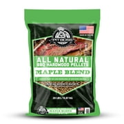 Pit Boss 100% All-Natural Hardwood Maple Blend BBQ Grilling Pellets, 20 Pound Bag