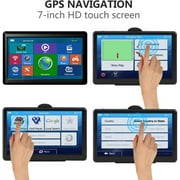 GPS Navigation for Car Truck,7 Inche Touchscreen Car GPS Navigator 8GB 256M with Voice Guidance and Speed Camera Warning Auto GPS with Lifetime Free Map Update