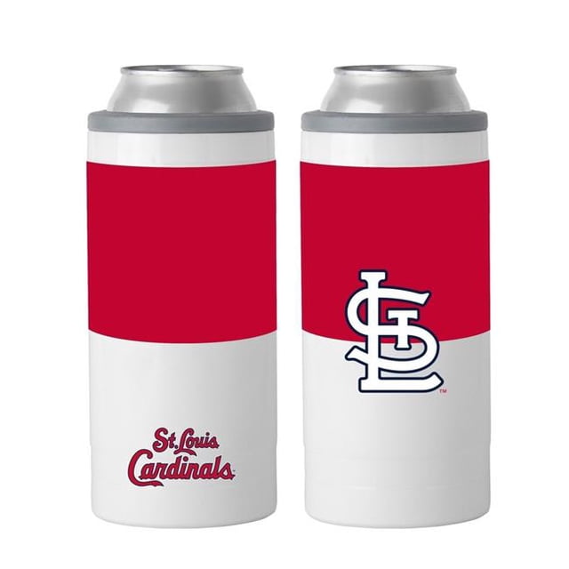 Logo Chair 527-S12C-11 12 oz MLB St Louis Cardinals Colorblock Slim Can Coolie