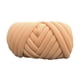 thumbnail image 4 of Hilo grueso, hilo grueso voluminoso, hilo jumbo lavable tejido a mano de 500 g, para macramé, naranja claro, 4 of 9
