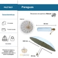 thumbnail image 2 of Paraguas de Bolsillo con Mecanismo Manual y Funda Incluida Paq. 6 Pzs., 2 of 7