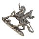 thumbnail image 2 of 5.15X4.85cm Sculptures & Statues Brass Guan Yu Riding Horse Table Ornament Tea Pet Bronze, 2 of 2