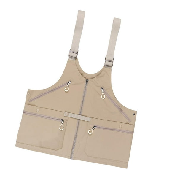 Bolsa de pecho tipo chaleco para acampar, actividades al libre, pesca, senderismo y escalada.