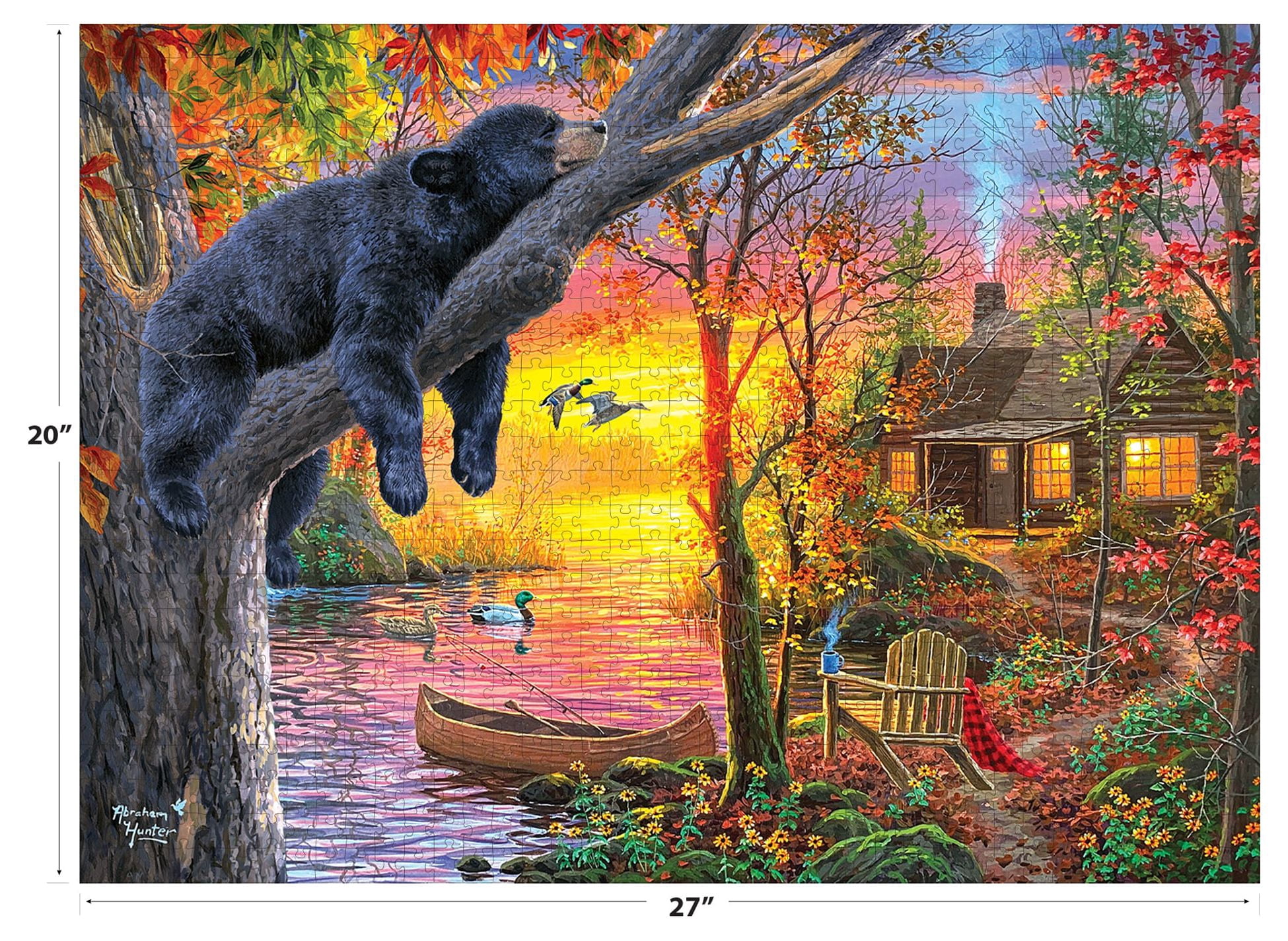 Abraham Hunter 1000 Piece Jigsaw Puzzle - Sleepy