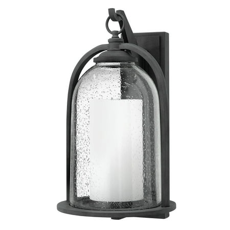 Hinkley Lighting 2618 1 Light 20 Tall Candle Style Lantern Wall Sconce With Clear Seedy Gl Shade From The Quincy Collection Hinkley Lighting 2618 1 Light 20 Tall Candle Style Lantern Wall Sconce With Clear Seedy Gl Shade From The Quincy Collection