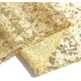 thumbnail image 2 of 30*275cm Sequin Brodé Table Drapeau Partie Fournit Nappe (Or), 2 of 5