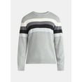 thumbnail image 5 of George Men's and Big Men's Chest Stripe Sweater, Midweight, Sizes S-3XL, 5 of 5