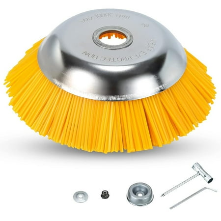 

200x25.4mm 8in Professional Nylon wire Grass Round Brush Wild Herb Cutter wheel